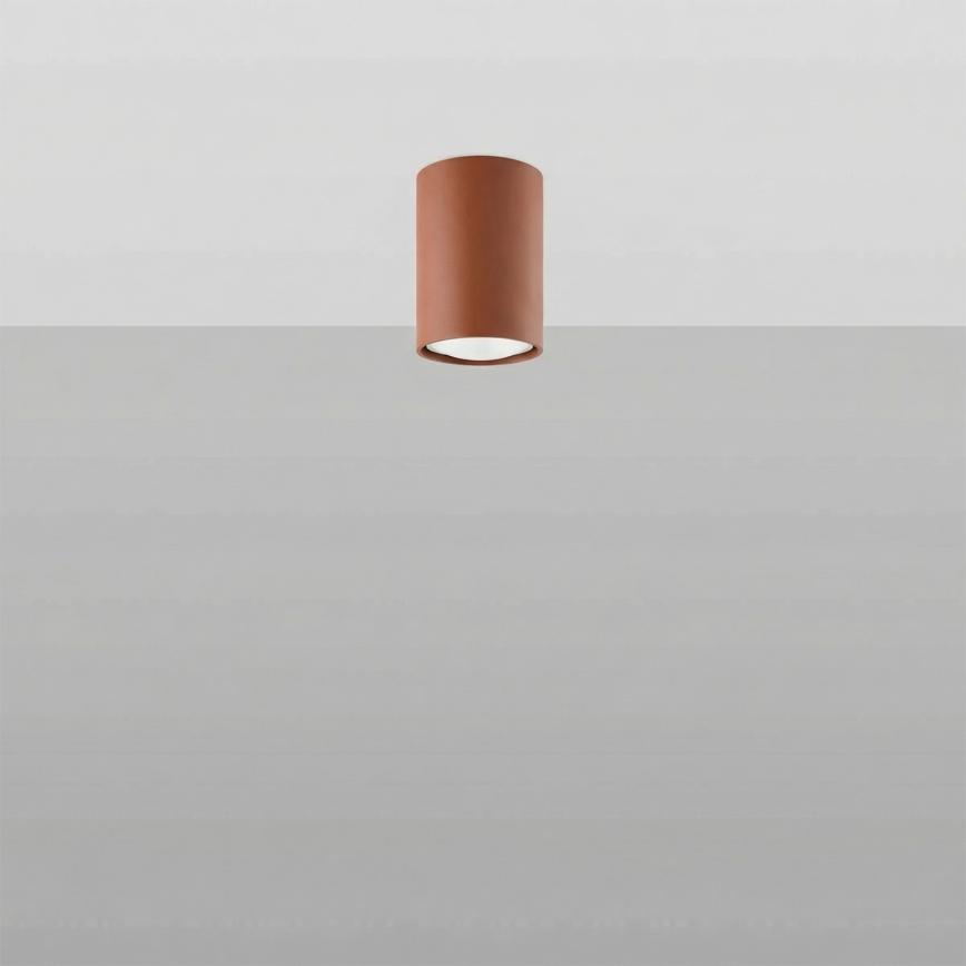 Lampă spot LAGOS 1xGU10/10W/230V 10 cm maro