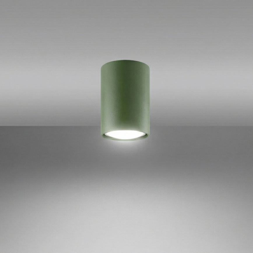 Spot LAGOS 1xGU10/10W/230V 10 cm verde