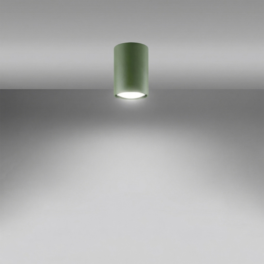 Spot LAGOS 1xGU10/10W/230V 10 cm verde
