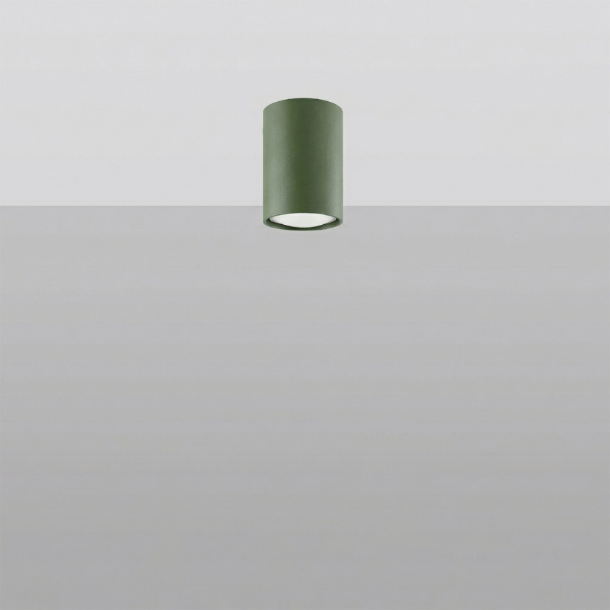 Spot LAGOS 1xGU10/10W/230V 10 cm verde