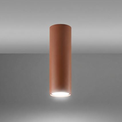 Spot LAGOS 1xGU10/10W/230V 20 cm maro