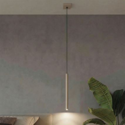 Lustră pe cablu PASTELO 1xG9/8W/230V taupe