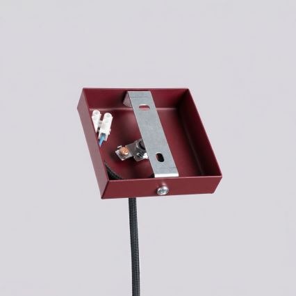 Lustră pe cablu PASTELO 1xG9/8W/230V roșie