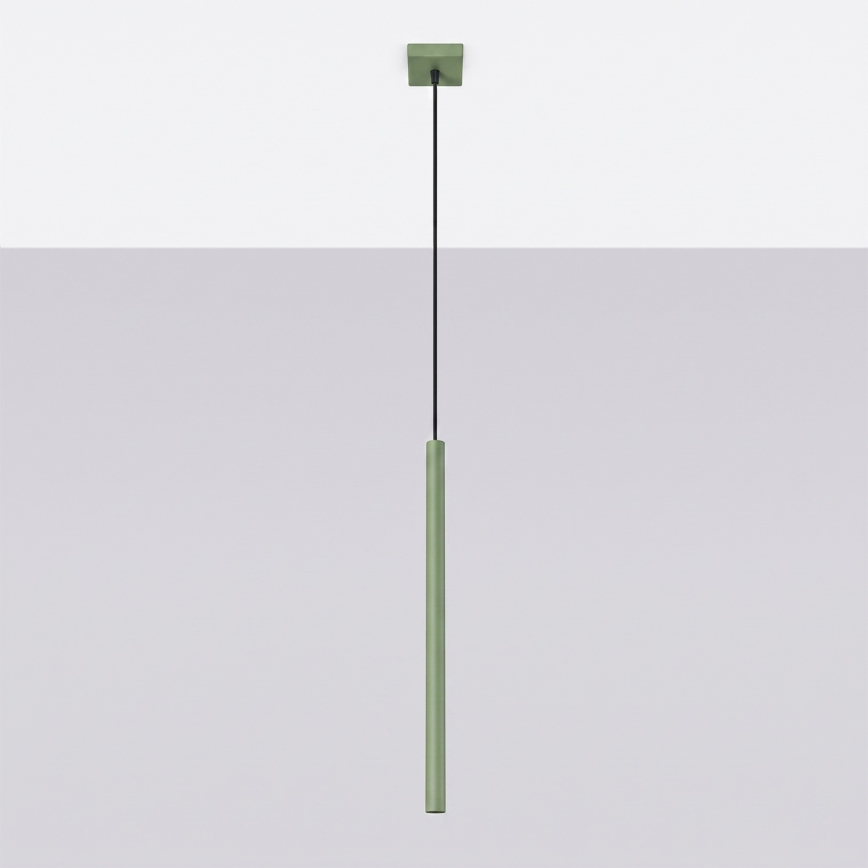Pendul cu cablu PASTELO 1xG9/8W/230V verde