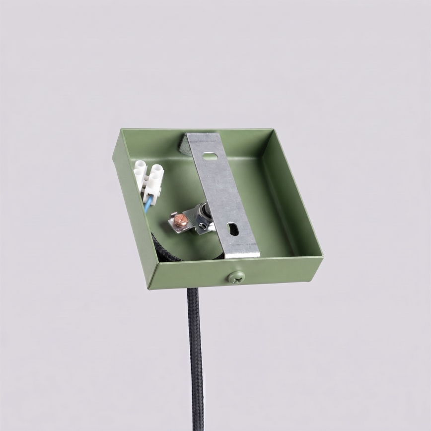 Pendul cu cablu PASTELO 1xG9/8W/230V verde