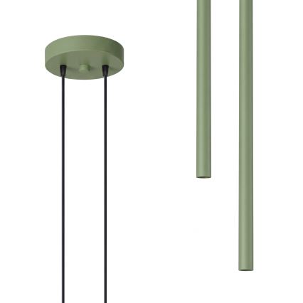 Pendul pe cablu PASTELO 2xG9/8W/230V verde