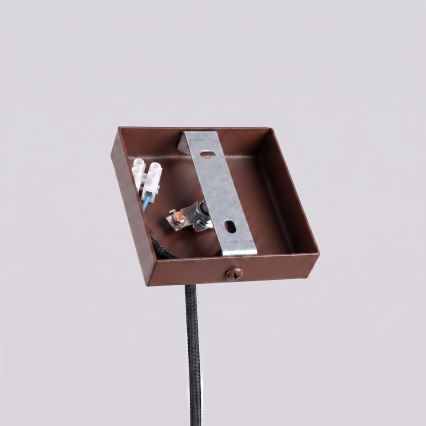 Lustră suspendată pe cablu PASTELO 1xG9/8W/230V maro