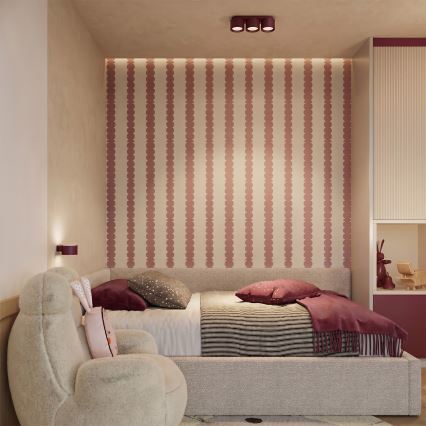 Aplică de perete MODO 1xGX53/10W/230V roșie