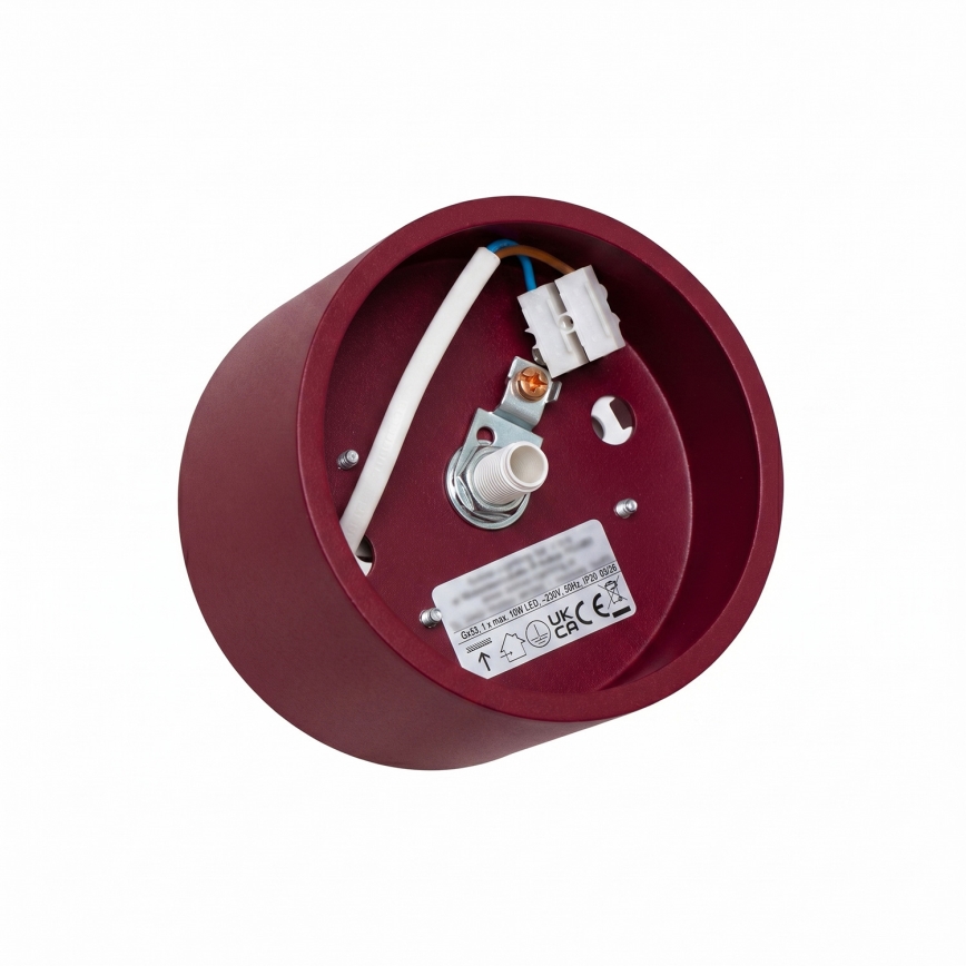 Spot MODO 1xGX53/10W/230V roșu