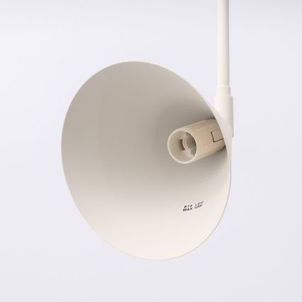 Aplică de perete NOX 1xE14/10W/230V crem