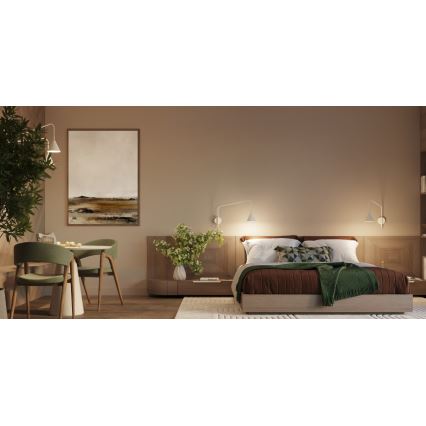 Aplica de perete NOX 2xE14/10W/230V crem