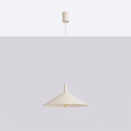 Pendul pe cablu NOX 1xE27/15W/230V crem