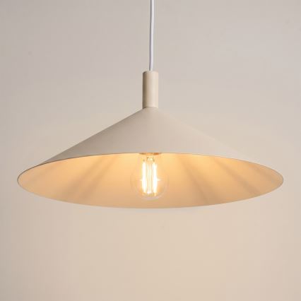 Pendul pe cablu NOX 1xE27/15W/230V crem
