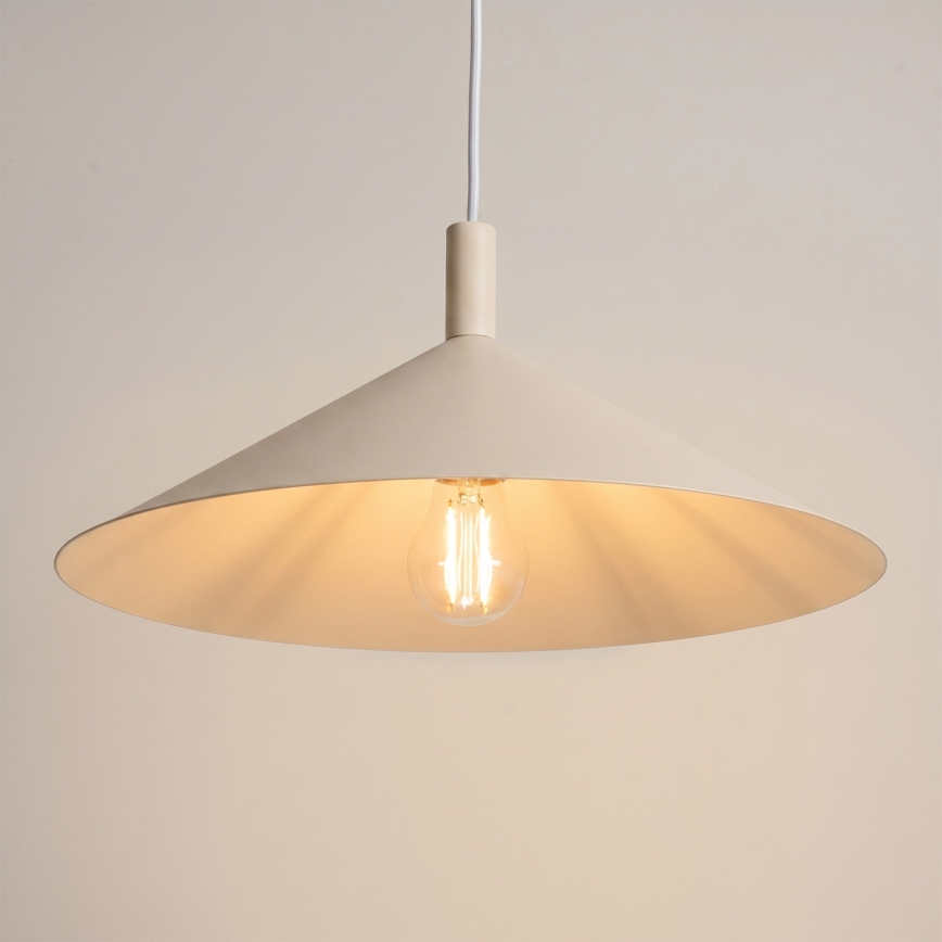 Pendul pe cablu NOX 1xE27/15W/230V crem