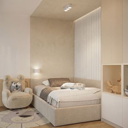 Aplica de perete AURA 1xGX53/10W/230V albă