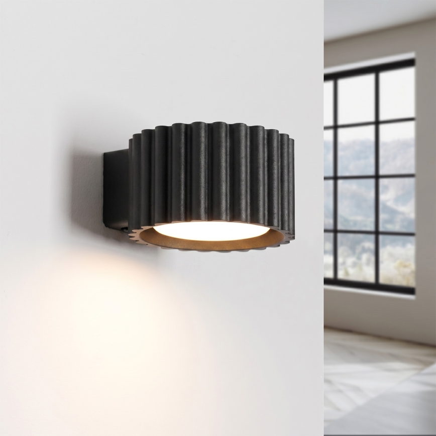 Aplica de perete AURA 1xGX53/10W/230V neagră