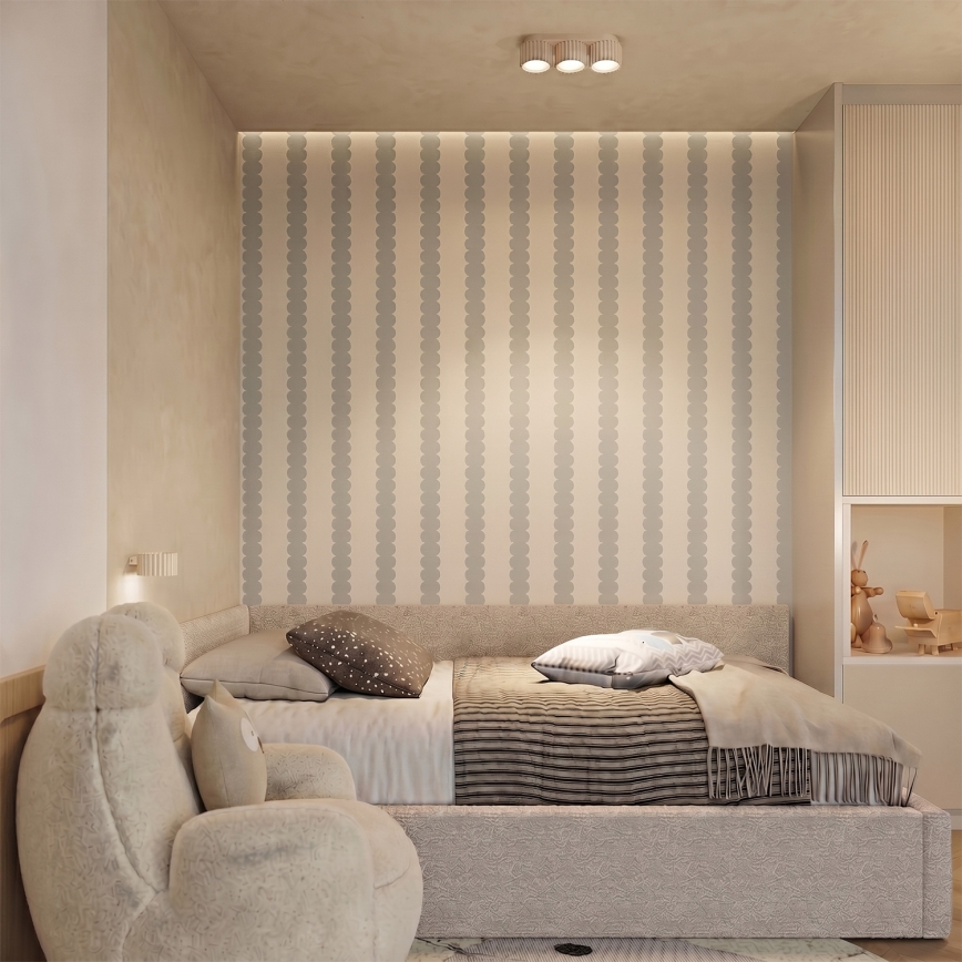 Aplica de perete AURA 1xGX53/10W/230V crem