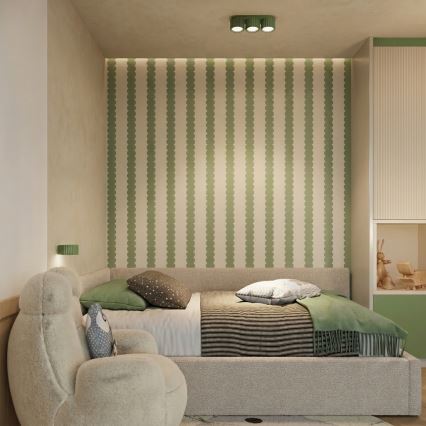 Aplică de perete AURA 1xGX53/10W/230V verde