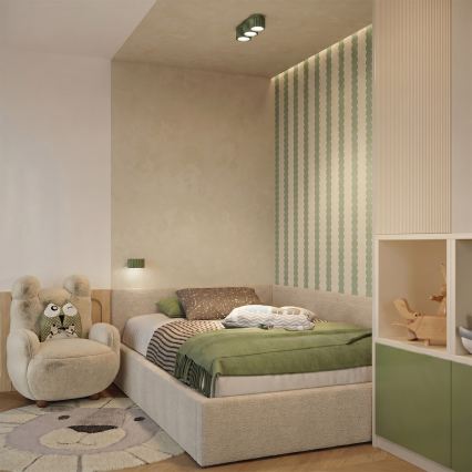 Aplică de perete AURA 1xGX53/10W/230V verde