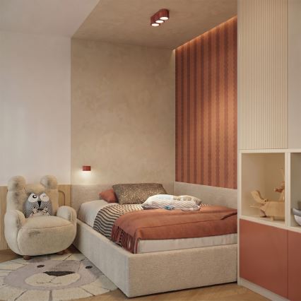 Aplica de perete AURA 1xGX53/10W/230V portocalie