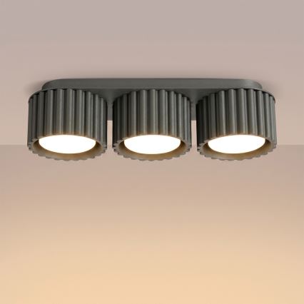 Spot AURA 3xGX53/10W/230V negru