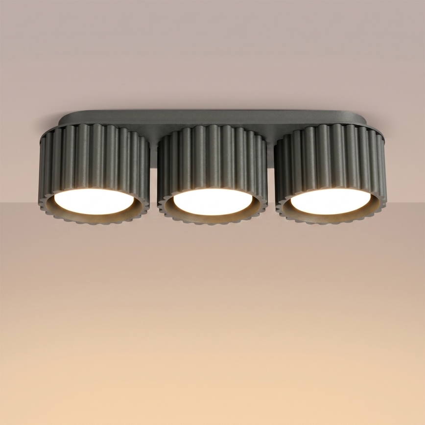 Spot AURA 3xGX53/10W/230V negru