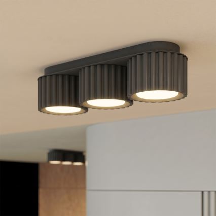 Spot AURA 3xGX53/10W/230V negru