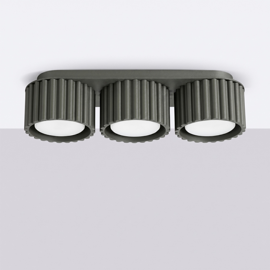 Spot AURA 3xGX53/10W/230V negru