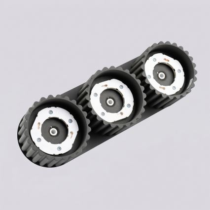 Spot AURA 3xGX53/10W/230V negru