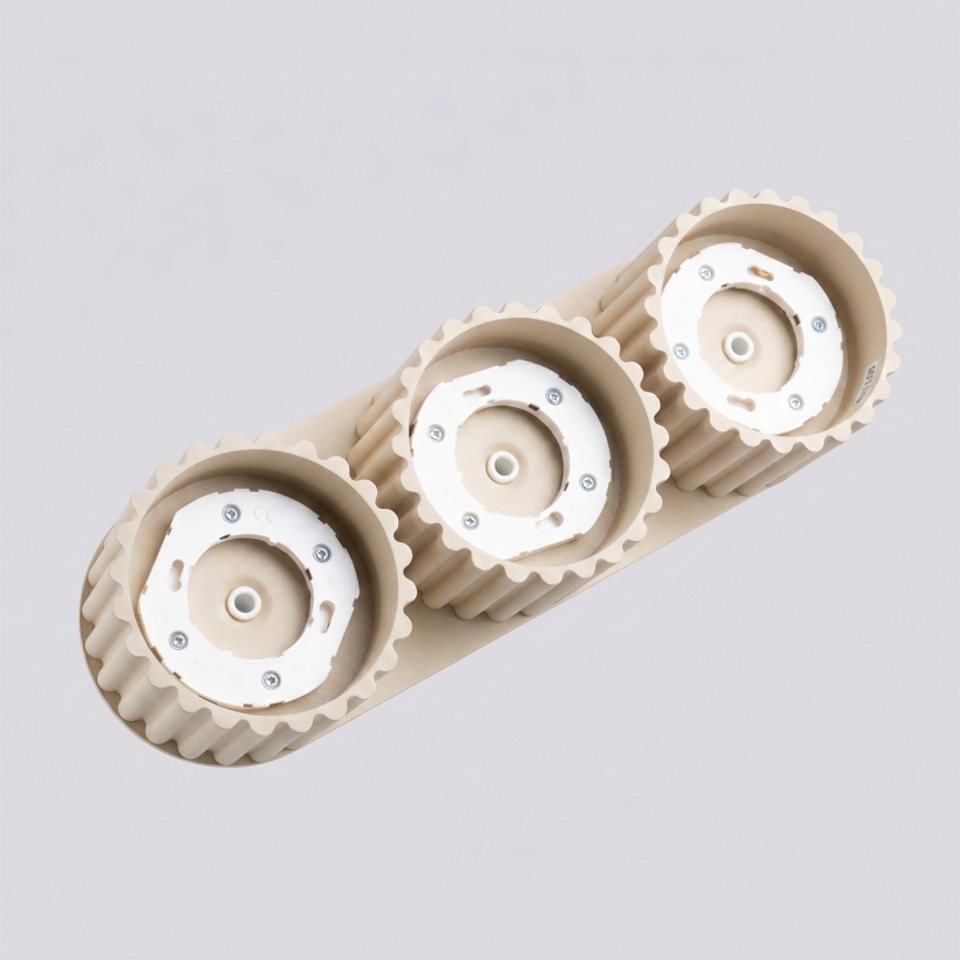 Corp de iluminat cu spoturi AURA 3xGX53/10W/230V, crem