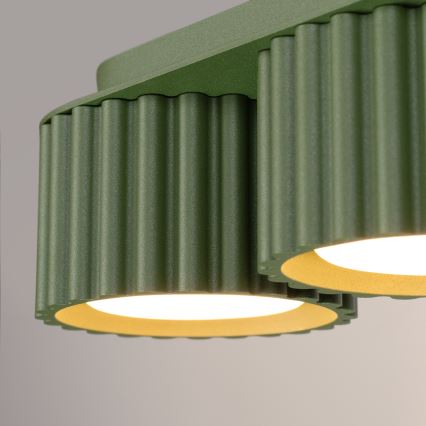 Lampă spot AURA 3xGX53/10W/230V verde
