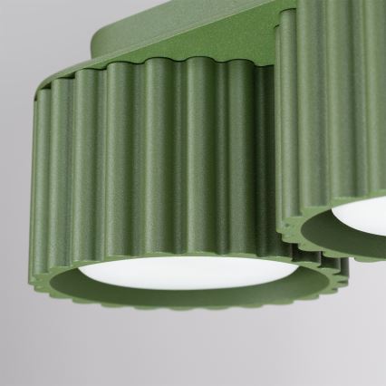 Lampă spot AURA 3xGX53/10W/230V verde