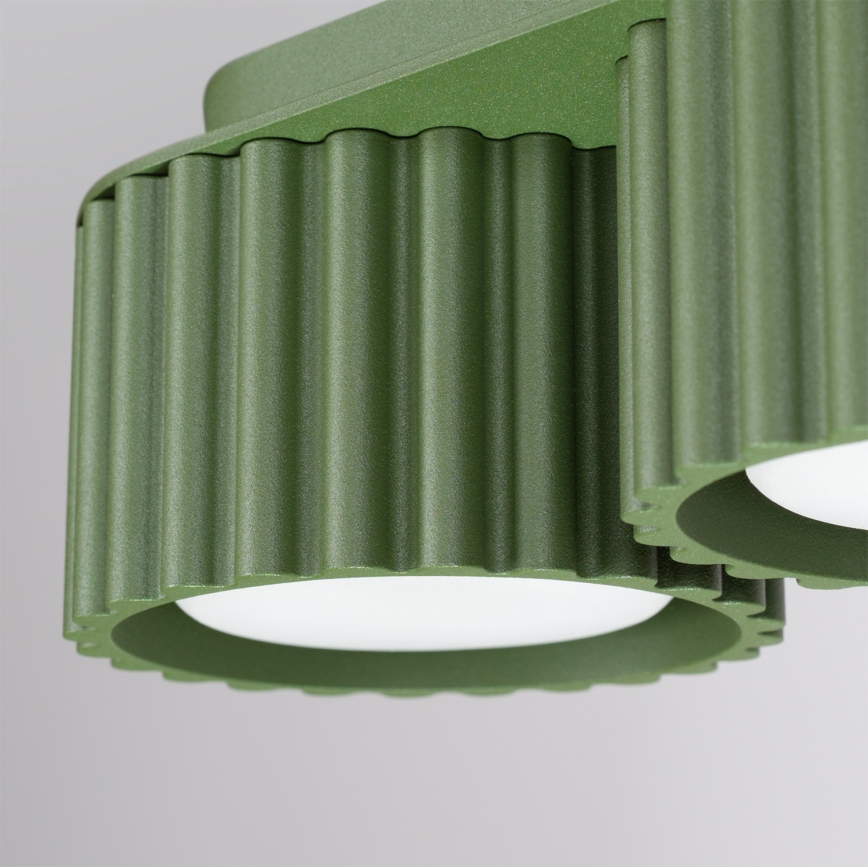 Lampă spot AURA 3xGX53/10W/230V verde