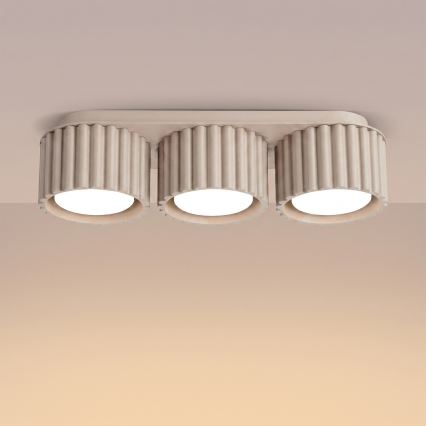 Corp de iluminat tip spot AURA 3xGX53/10W/230V taupe