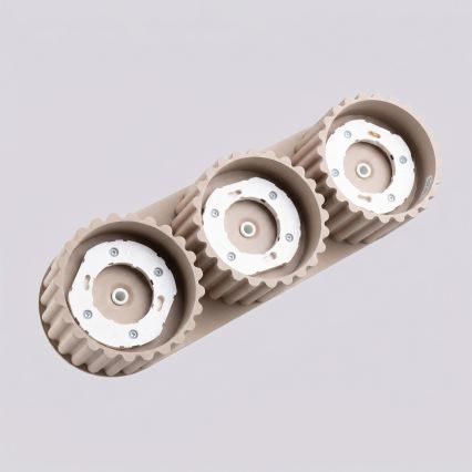 Corp de iluminat tip spot AURA 3xGX53/10W/230V taupe