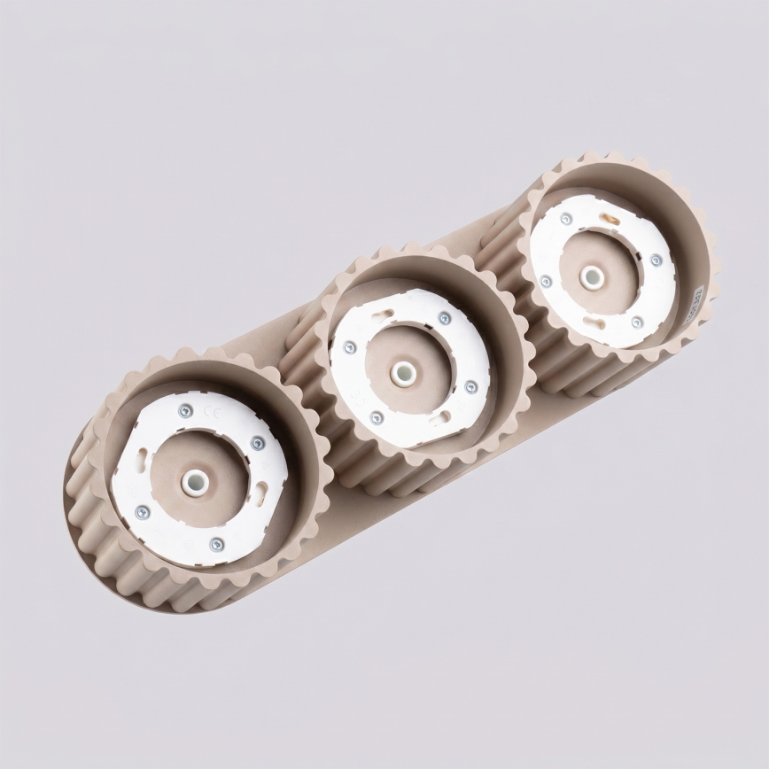Corp de iluminat tip spot AURA 3xGX53/10W/230V taupe