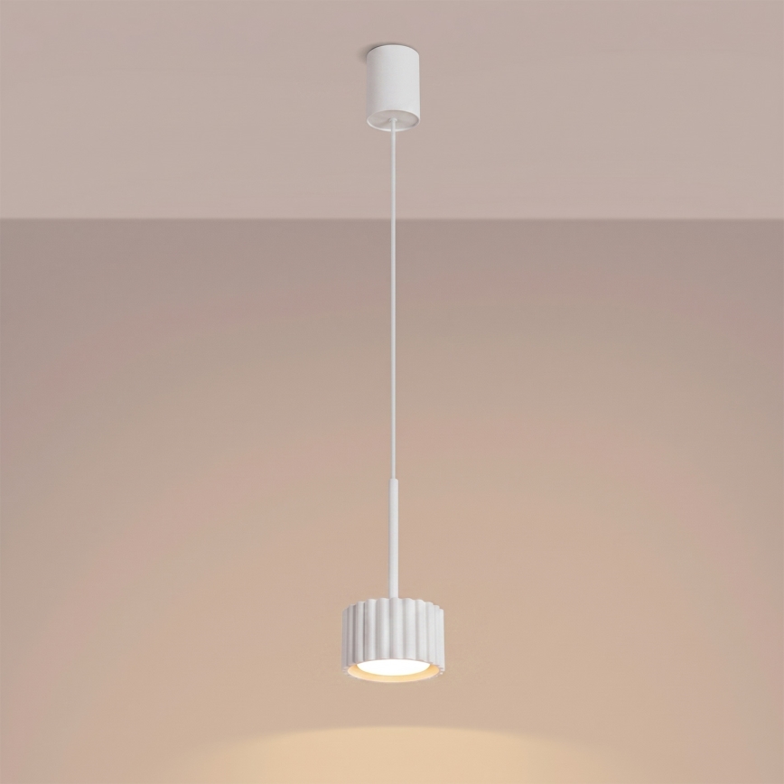 Candelabru pe cablu AURA 1xGX53/10W/230V alb