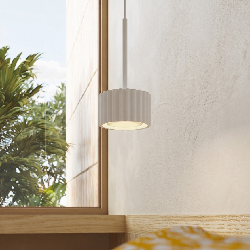 Candelabru pe cablu AURA 1xGX53/10W/230V alb