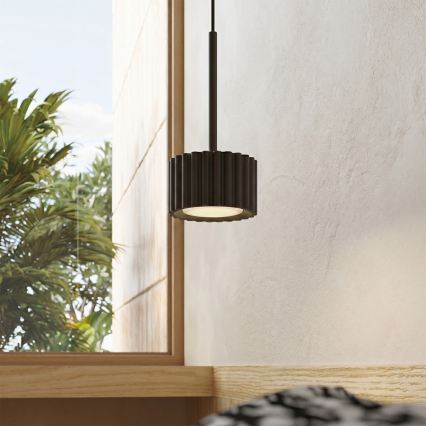 Lustră suspendată pe cablu AURA 1xGX53/10W/230V neagră