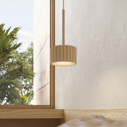 Lampă suspendată pe cablu AURA 1xGX53/10W/230V crem