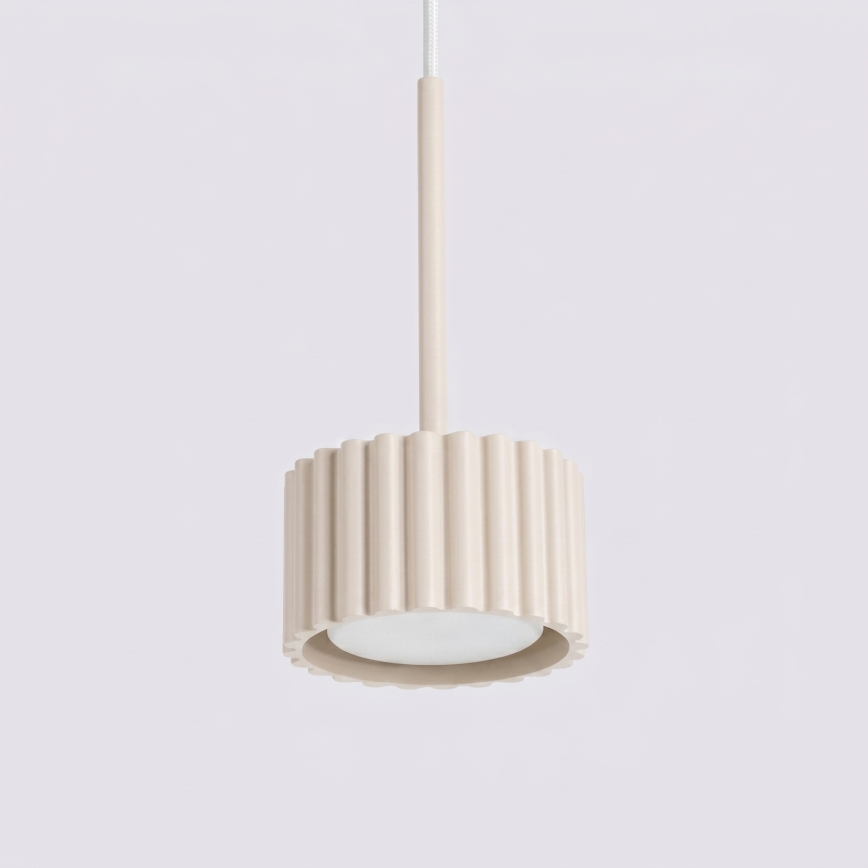 Lampă suspendată pe cablu AURA 1xGX53/10W/230V crem