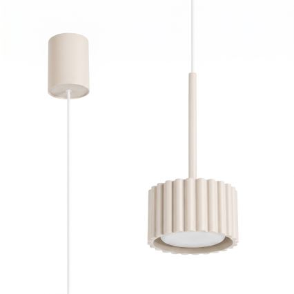 Lampă suspendată pe cablu AURA 1xGX53/10W/230V crem