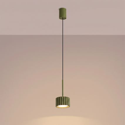 Lampă suspendată AURA pe cablu, 1xGX53/10W/230V, verde