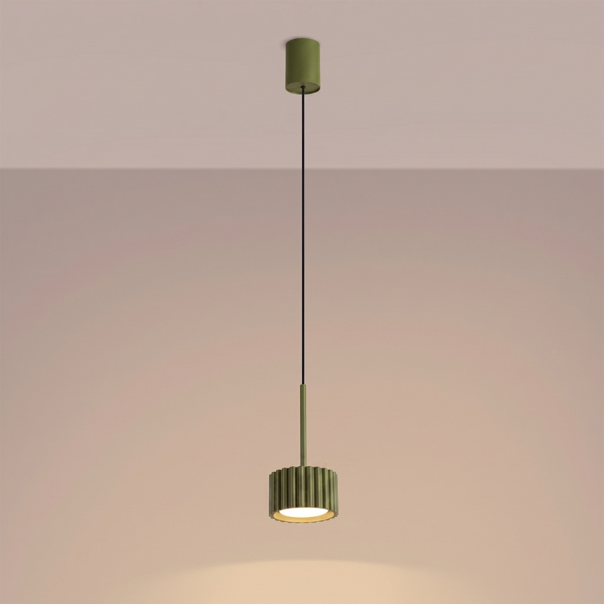 Lampă suspendată AURA pe cablu, 1xGX53/10W/230V, verde