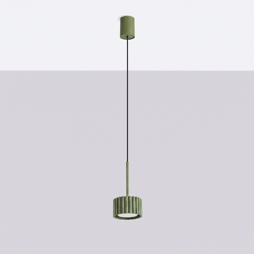 Lampă suspendată AURA pe cablu, 1xGX53/10W/230V, verde