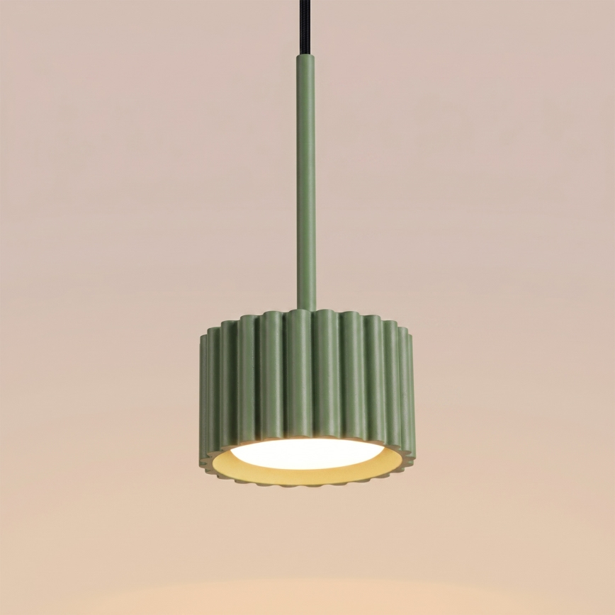Lampă suspendată AURA pe cablu, 1xGX53/10W/230V, verde