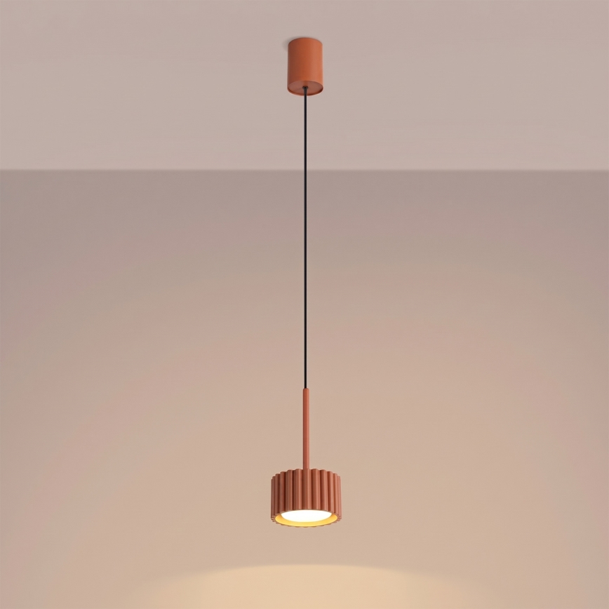 Lustră pe cablu AURA 1xGX53/10W/230V roșie