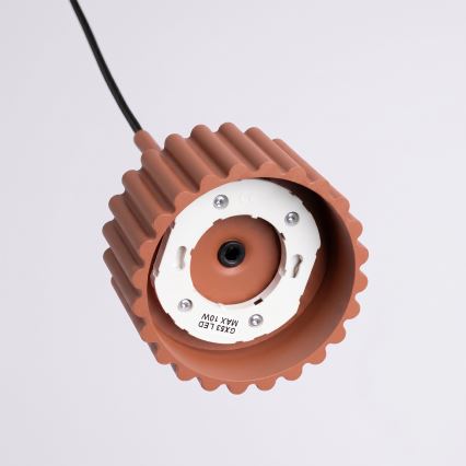 Lustră pe cablu AURA 1xGX53/10W/230V roșie