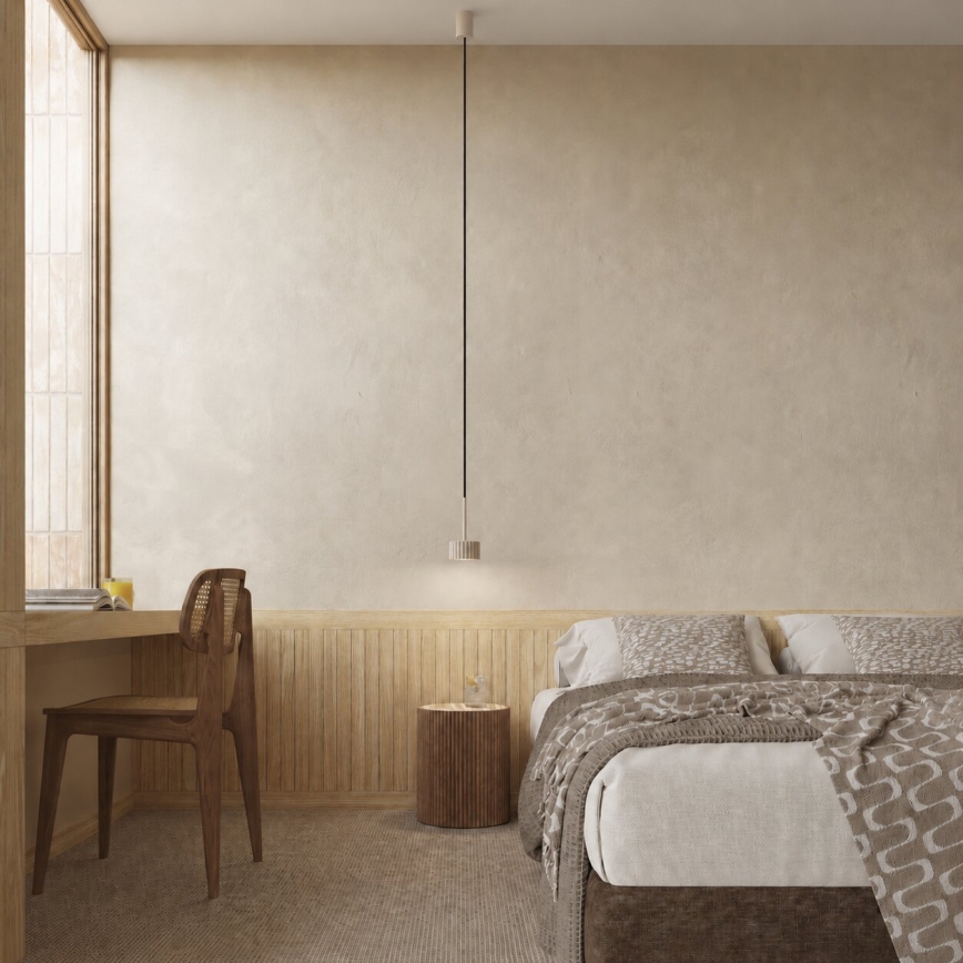 Lampă suspendată pe cablu AURA 1xGX53/10W/230V taupe