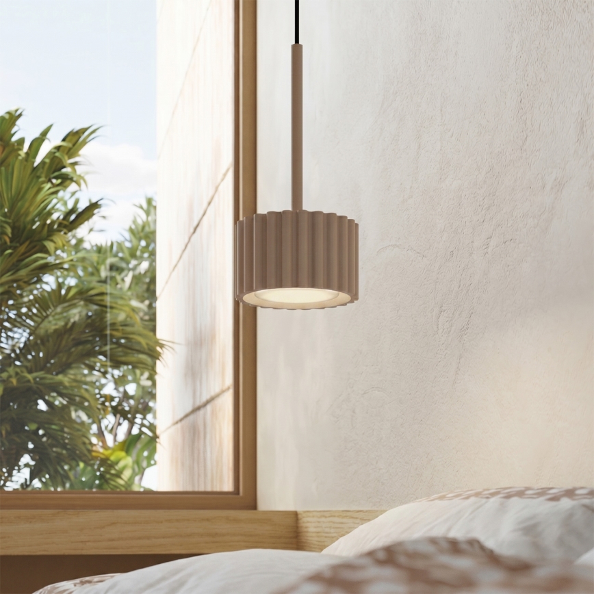 Lampă suspendată pe cablu AURA 1xGX53/10W/230V taupe